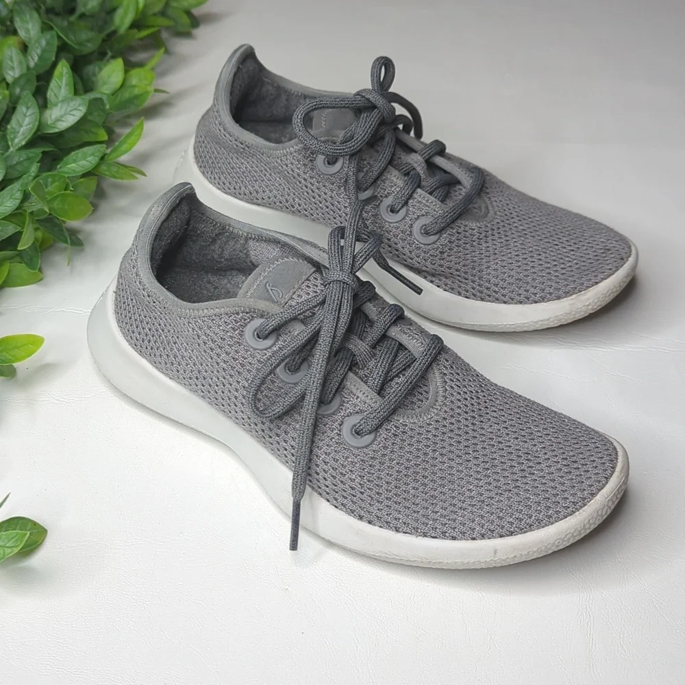 Allbird Trail Runners wool sneaker women's 6 gray